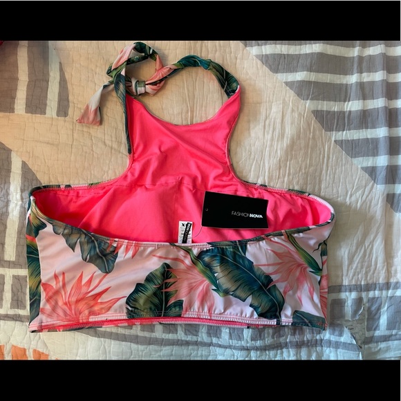 FASHIONNOVA High Neck Bikini Top - Picture 2 of 2